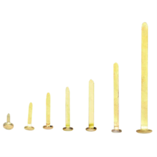 2” – 50/Box – Flat Head - Dia 12mm / 
2 po – 50/boîte – tête plate - dia 12 mm