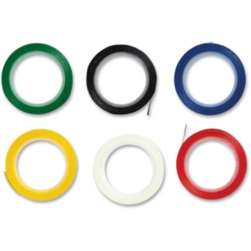 6 pk Coloured Artist’s Tape 
Ruban d'artiste de couleur, paquet de 6