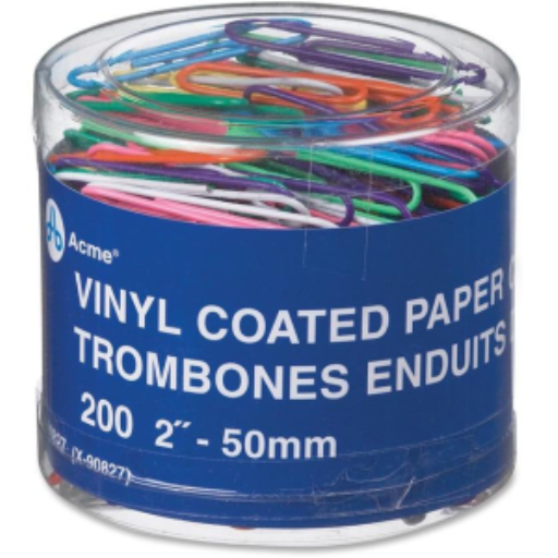 2" – 50mm - 200 per Tub - Assorted Colours / 
2 po – 50mm, couleurs assorties - 200 par bacs