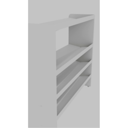 (CUSMA form attached) Titan 4 TIER Panels White