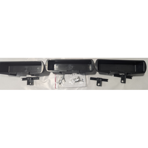 (Formulaire ACEUM ci-joint) KIT TITAN 3 CONTENEURS ET CROCHETS NOIRS, VIS POUR ÉTAGÈRE AVEC PANNEAUX NOIRS