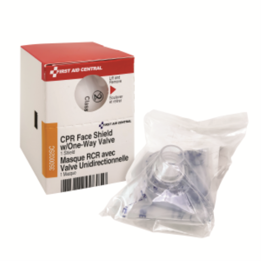 CPR Face Shield w/One-Way Valve