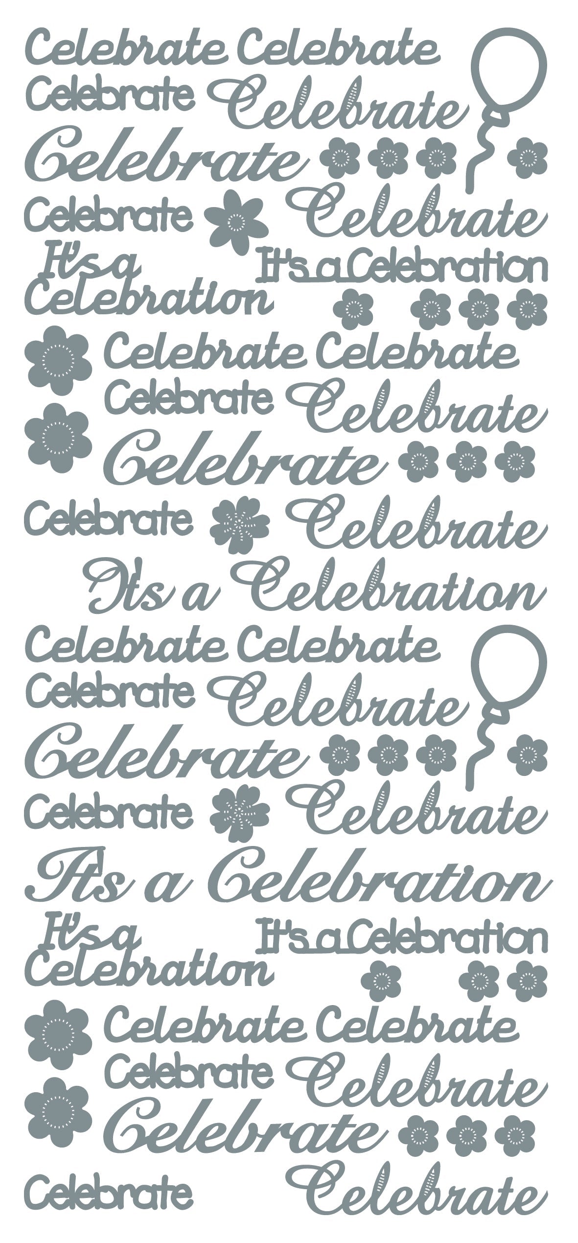 Peel Off Stickers - Celebrate