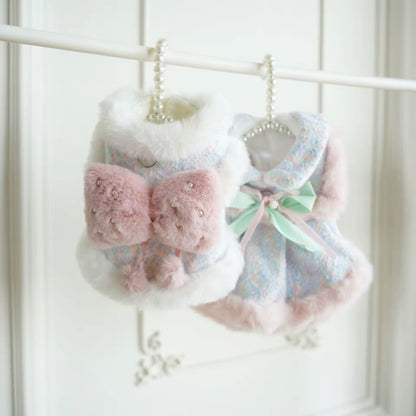 Manteau de Pâques Princessa pour chiens | Tenue de luxe printanière pour chiens