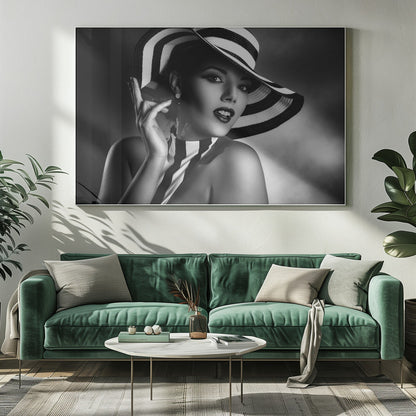 Art mural Noir et blanc