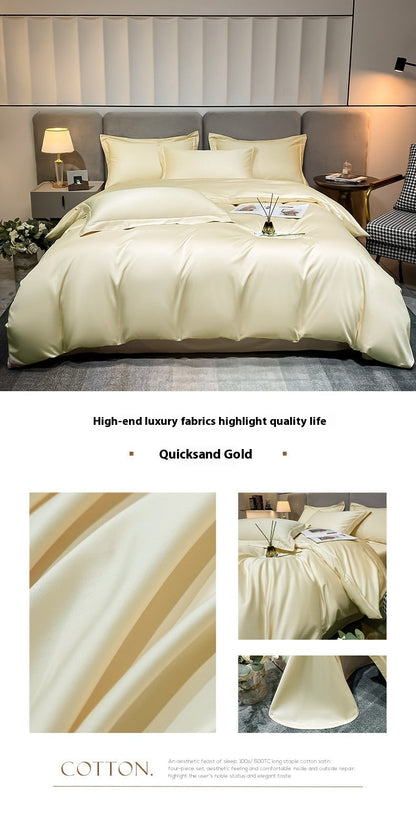 Egyptian Long‑Staple Satin Fabric Cotton Sheet – Luxury, Breathability &amp; Timeless Comfort