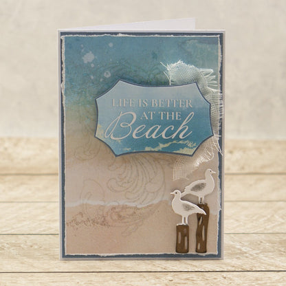 Couture Creations Seaside Girl Seaside Flourish Set de Tampons