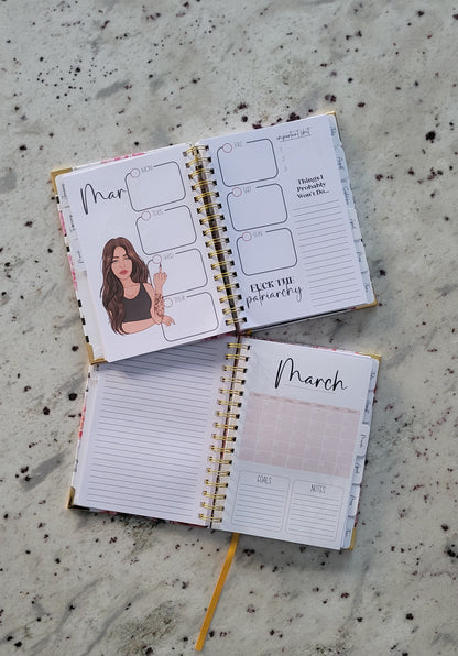 Get Shit Done Undated Sweary Planner | Organisateur de Journée