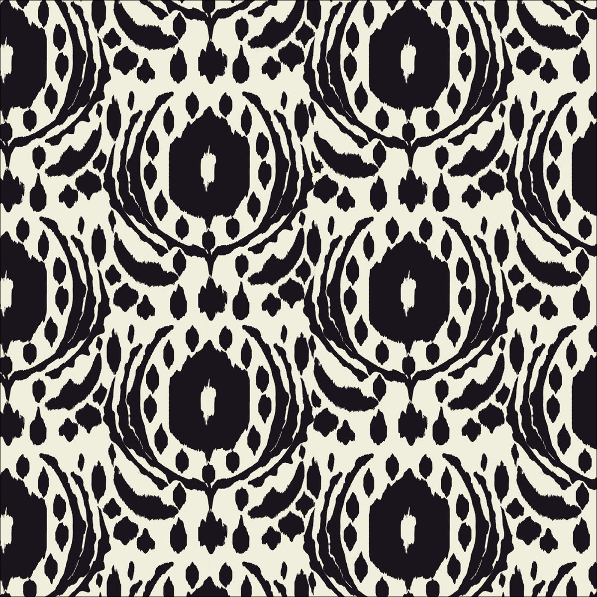 Canyon Blooms par Cloud 9 - Double Gaze Bio Ikat Blossom