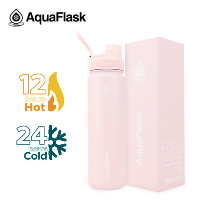 Bouteilles d'eau isothermes sous vide AquaFlask Original 650 ml (22 oz)