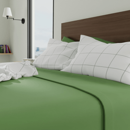 Housse de couette en percale de coton bio Essential