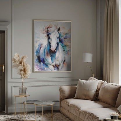 Cheval aquarelle (1)