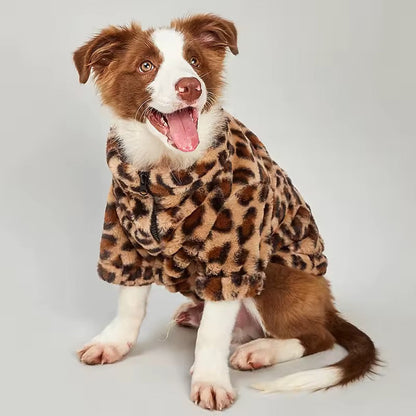 Manteau pour chien Imprimé léopard – Manteau de luxe pour chiens qui font sensation