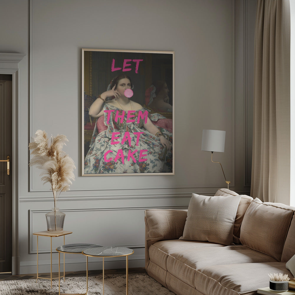 Décoration murale Qu'ils mangent de la brioche, Portrait vintage Bubble Gum