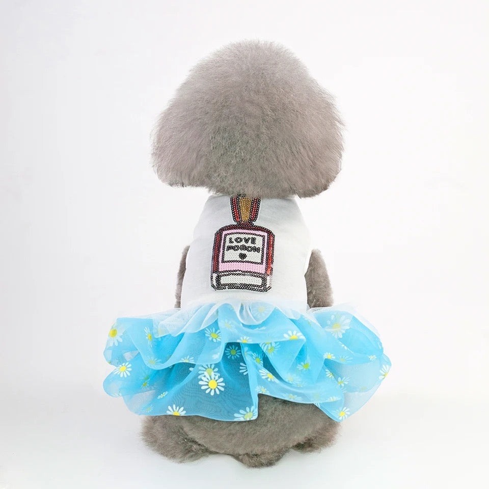 Robe tutu pour chien « Love » | Robe pour animaux de compagnie