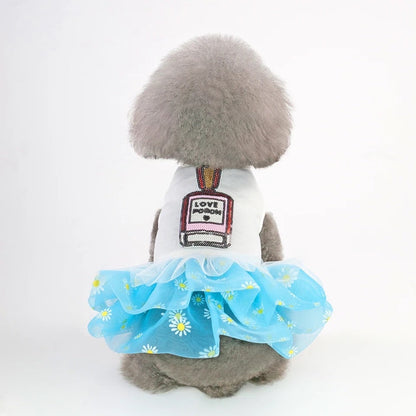 Robe tutu pour chien « Love » | Robe pour animaux de compagnie