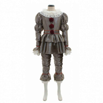 Women's Clown Cosplay Costume Set – Halloween Party Jester Outfit with Accessories