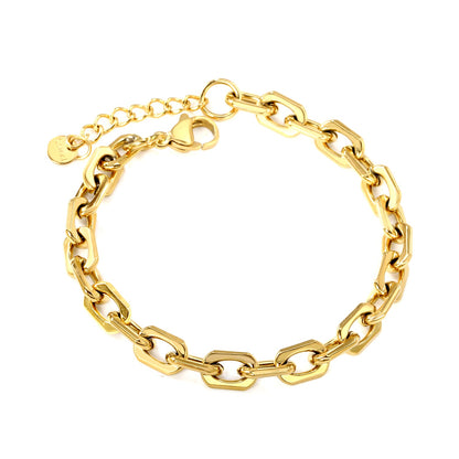 Bracelet à fermoir rond rayonnant