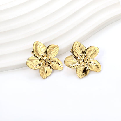 Boucles d'oreilles Charm Fleur de Pêcher