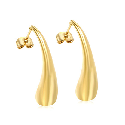 Boucles d'oreilles pendantes éclatantes en forme de goutte
