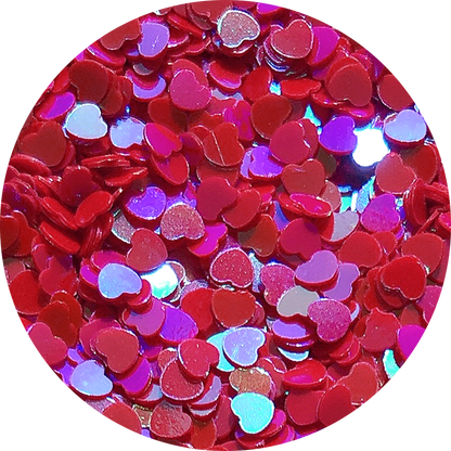 Paillettes Cœur rouge