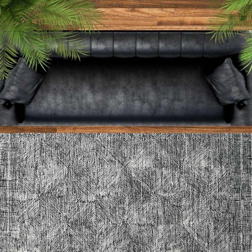 Tapis Cade en laine tissée 6X9