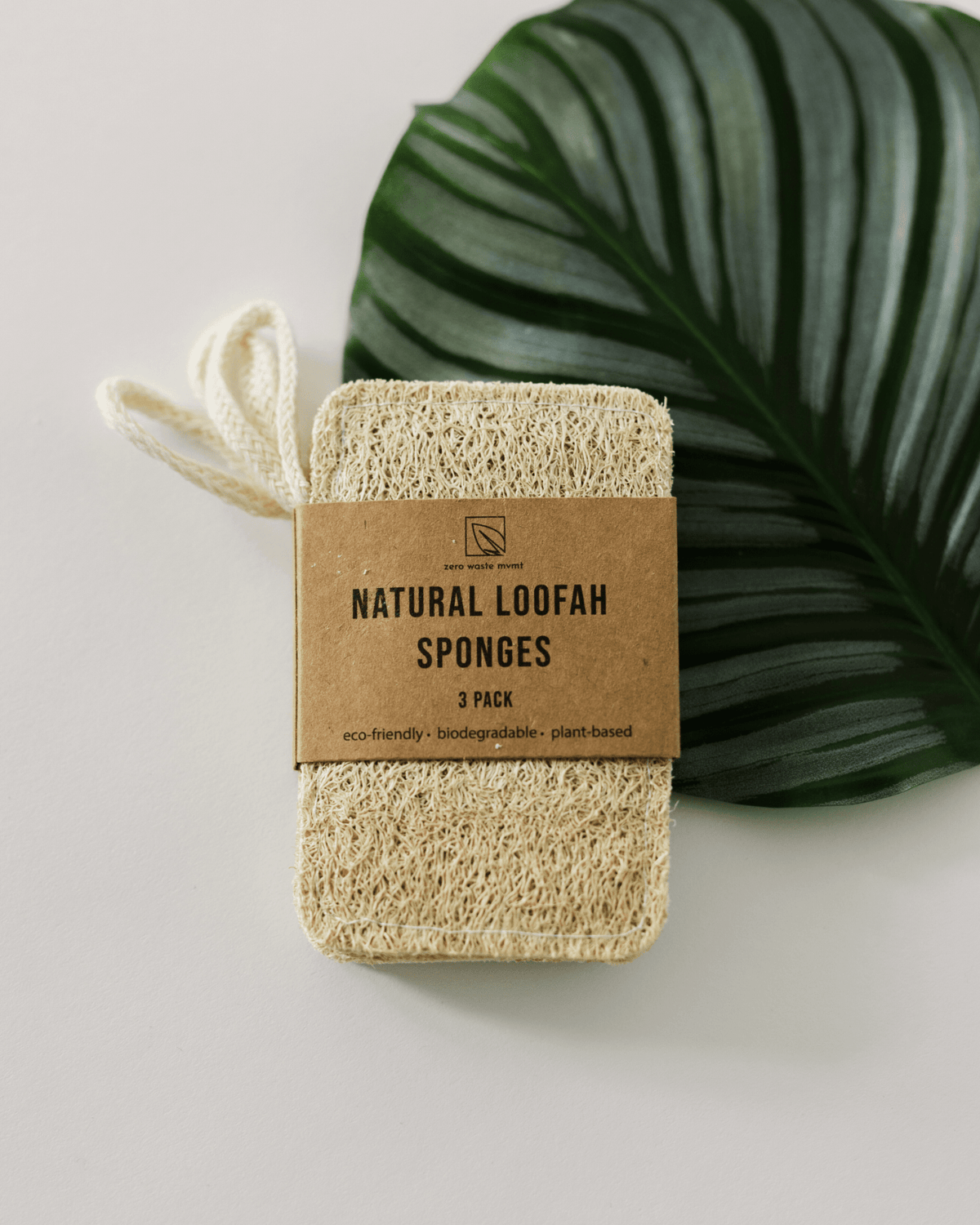 Éponge de loofah naturelle (lot de 3)