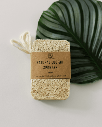 Éponge de loofah naturelle (lot de 3)