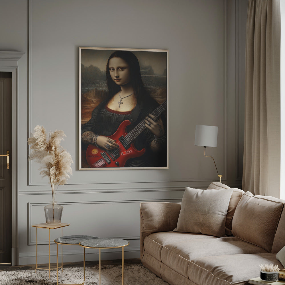 Impression sur toile Lisa revisitée
