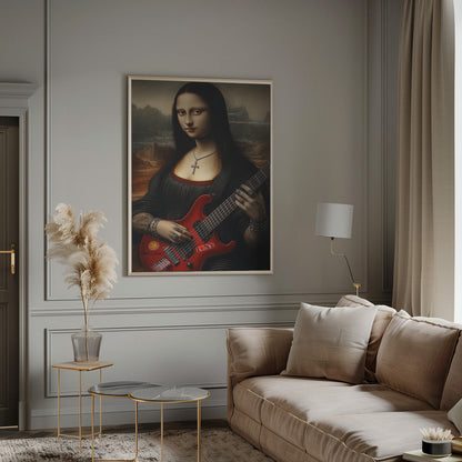 Impression sur toile Lisa revisitée