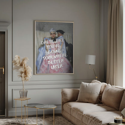 Art mural S'habiller pour réussir