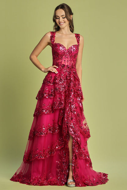 TULLE BALL GOWN