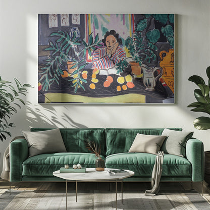 Décoration murale Interno Con Vaso Etrusco 1940