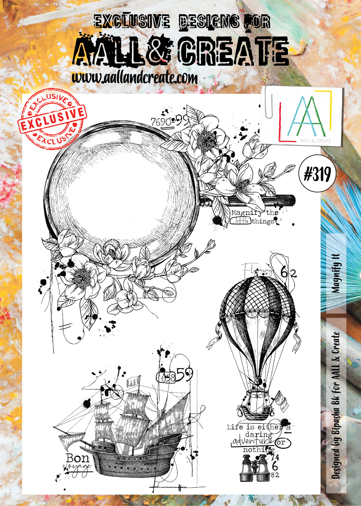 AALL and Create Set de tampons - 319 - Agrandissez-le