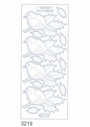 Autocollants "Stitch by Design" - Oiseaux