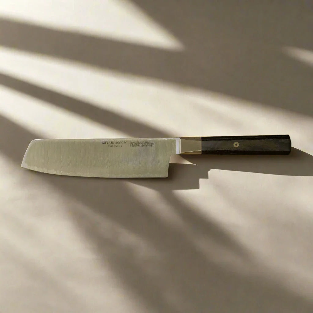 Miyabi 4000 FC Nakiri Knife 6.5" – Black Handle