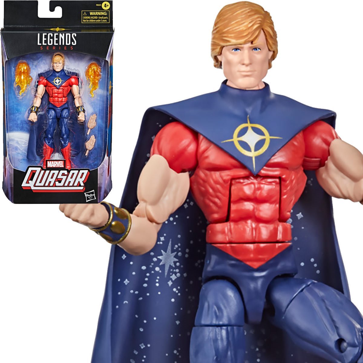 Figurine articulée Marvel Legends Quasar 15 cm – Exclusive