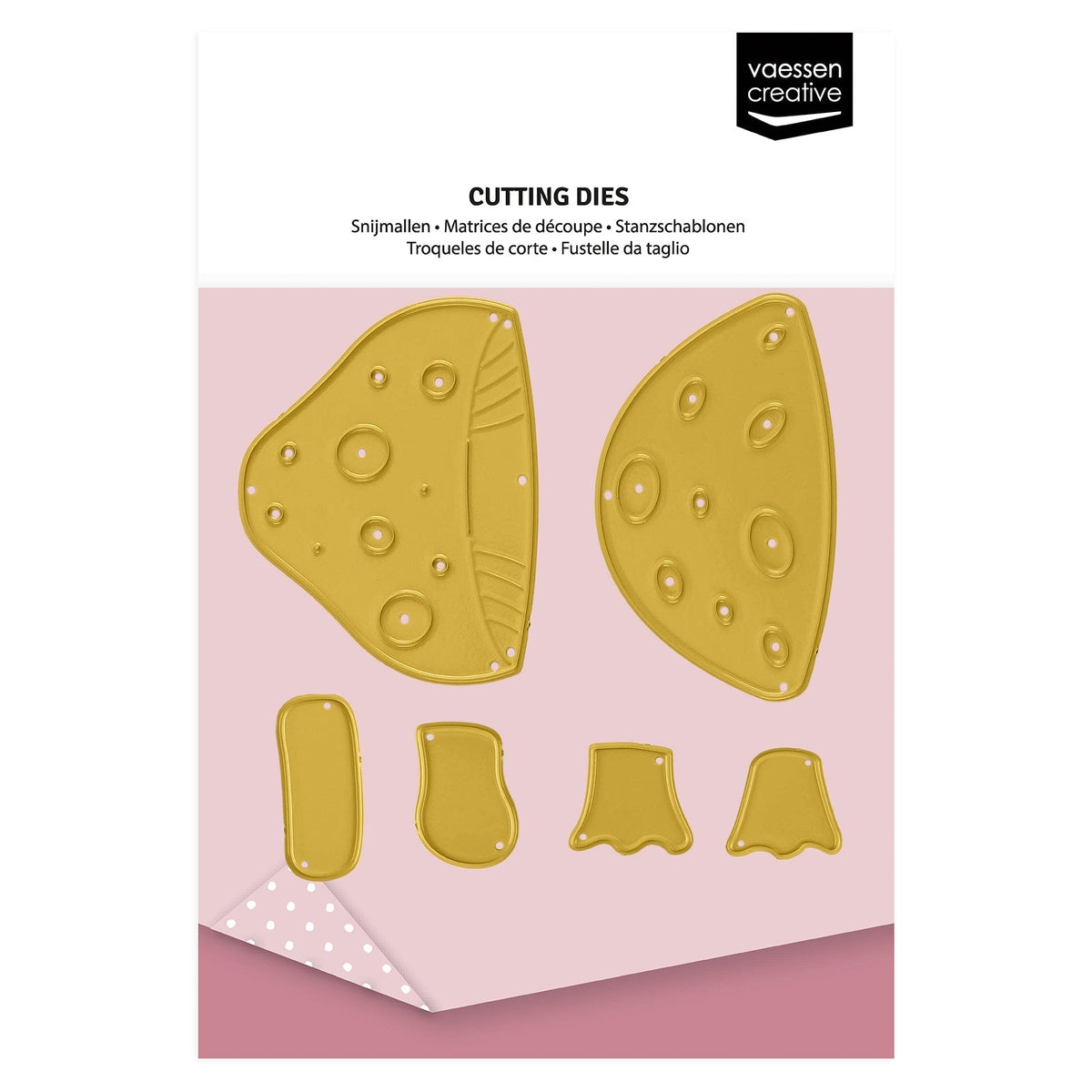 Vaessen Creative • Matrices de découpe Construire un Champignon 6 pcs
