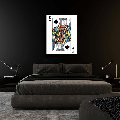 Canvas Wall At-King of Spades Canvas 35 × 47 inches 3648-045
