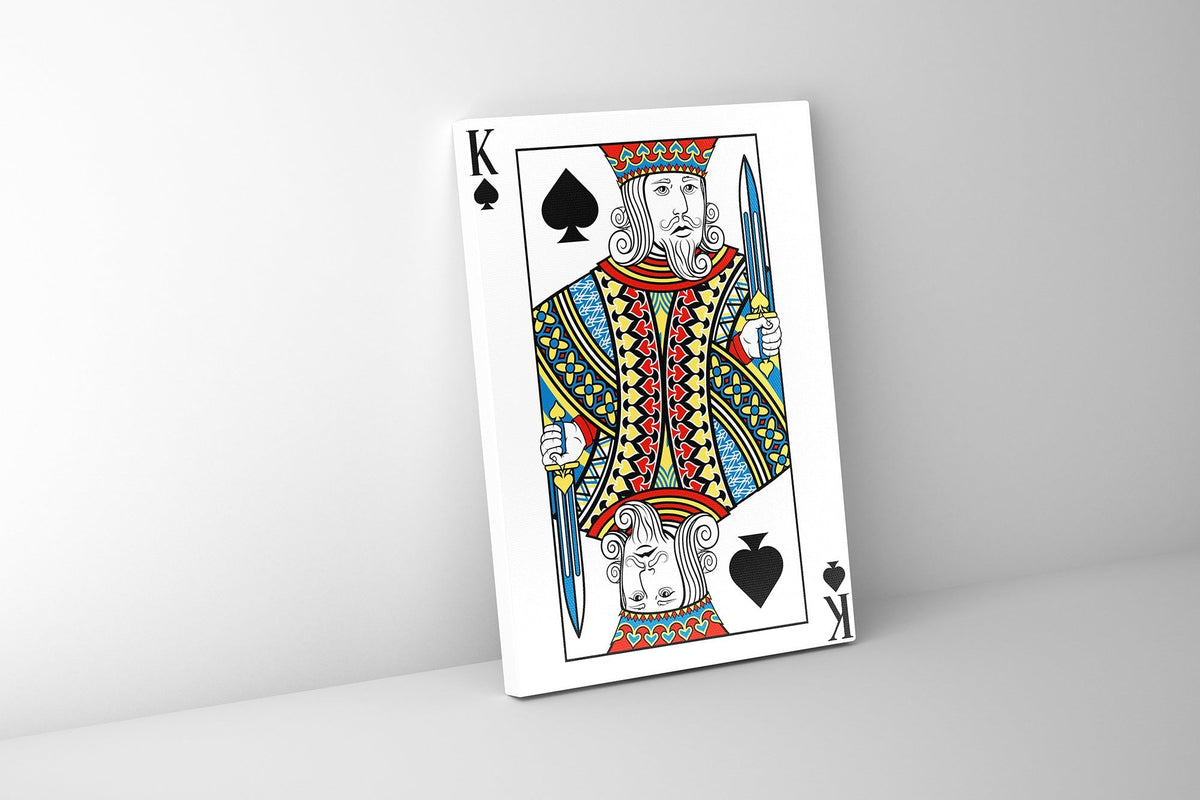 Canvas Wall At-King of Spades Canvas 35 × 47 inches 3648-045