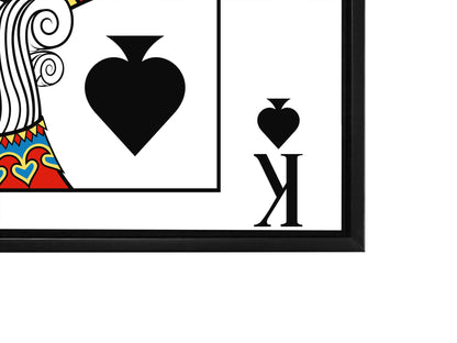 Canvas Wall At-King of Spades Canvas 35 × 47 inches 3648-045