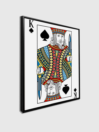 Canvas Wall At-King of Spades Canvas 35 × 47 inches 3648-045