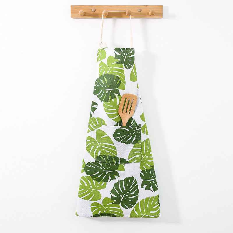 Cotton and linen Kitchen Apron