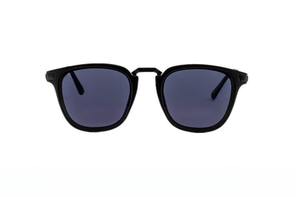 Boléro Maven — Matte Black Square Keyhole Sunglasses
