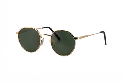 Boléro Sage — Round Metal Sunglasses