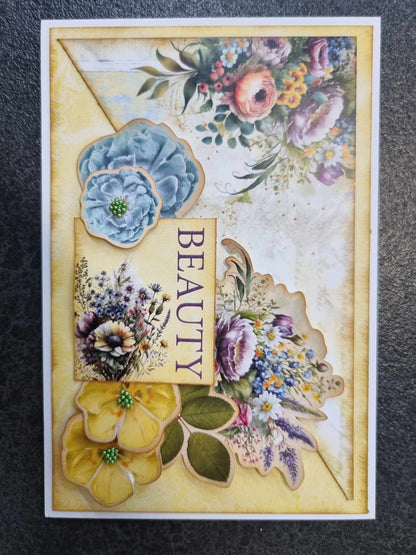 Lot de 6 Cartes 3Quarter Designs Fleurs Sauvages Célestes 6x4