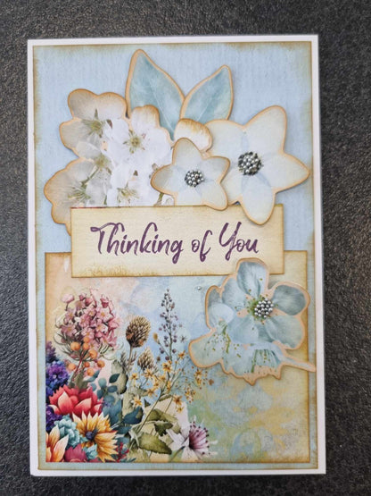 Lot de 6 Cartes 3Quarter Designs Fleurs Sauvages Célestes 6x4