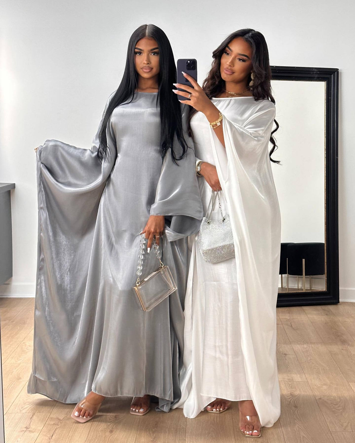Women's Glitter Party Dress Robe – Elegant Long Evening Dress LR770