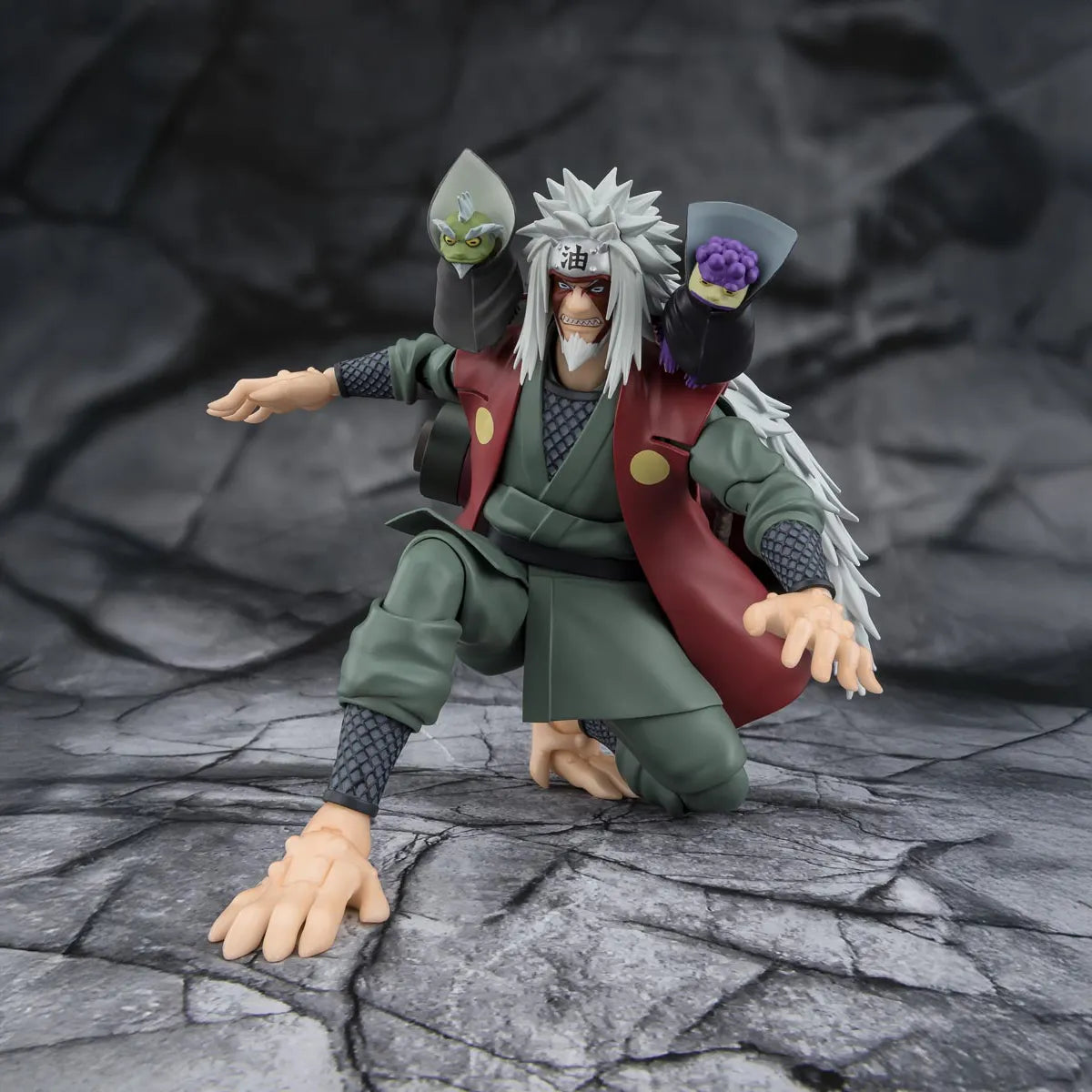 Naruto: Shippuden S.H.Figuarts Jiraya -Le Maître Héroïque de Konoha- (Ensemble Mode Ermite)