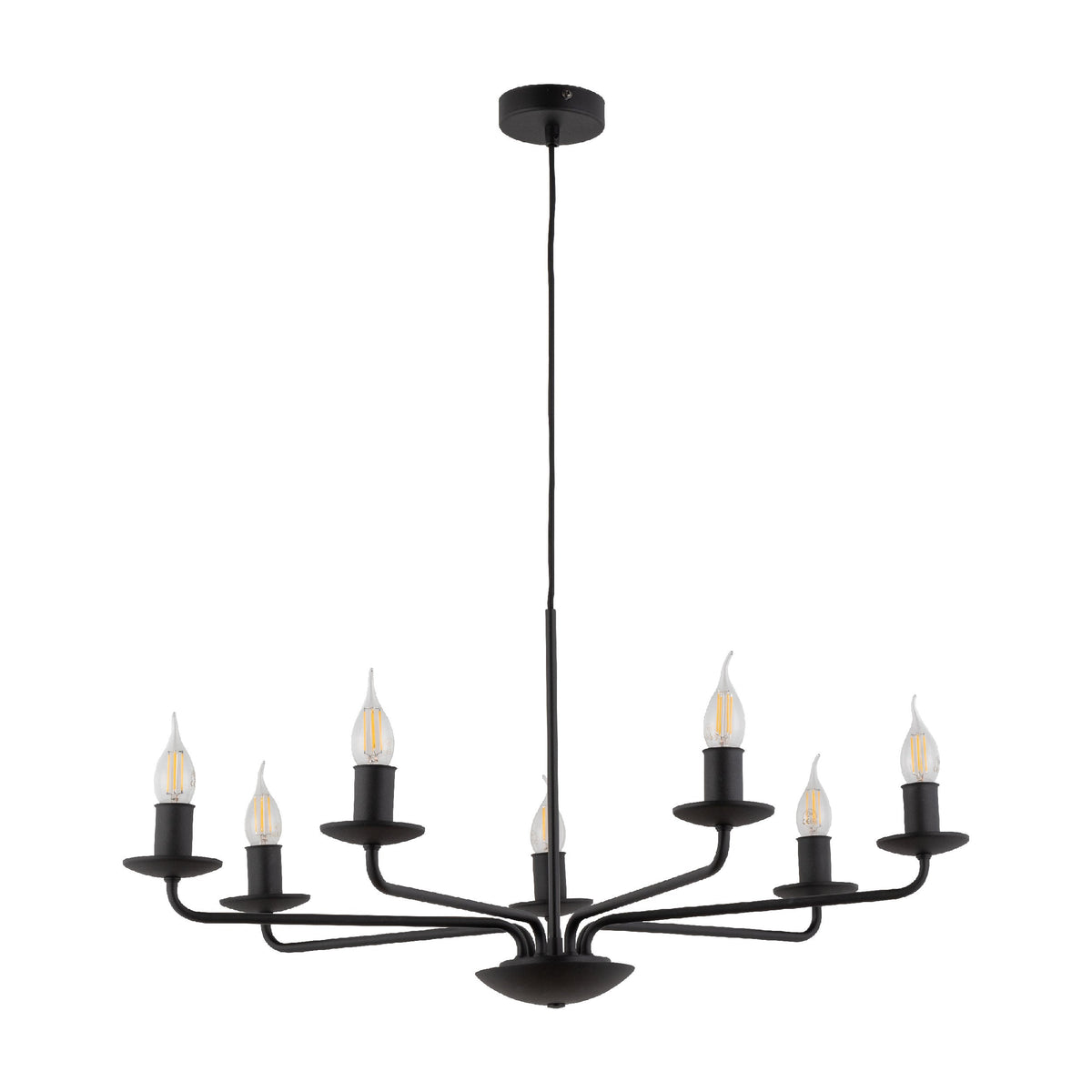 LIMAL Vintage Candle Chandelier Pendant Light for Dining Room, Living Room & Entryway